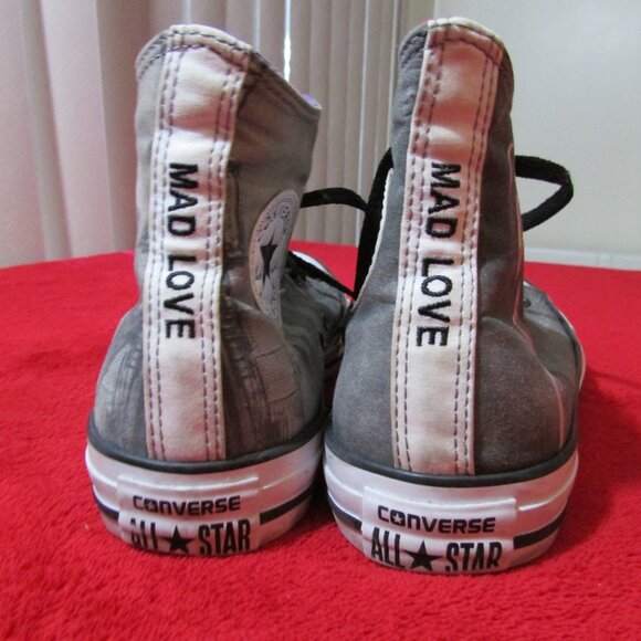 Converse Harley Quinn Joker Mad Love Chuck Taylor All Star Sneakers High Top - Picture 4 of 12